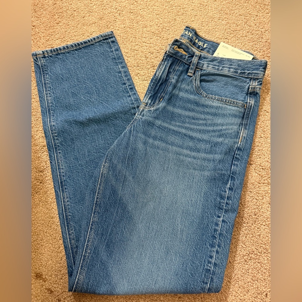 American Eagle Outfitters Blue Straight Leg Jeans